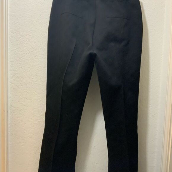 High Sport Kick Cotton Crop Flare Pant Black size L - Picture 6 of 12
